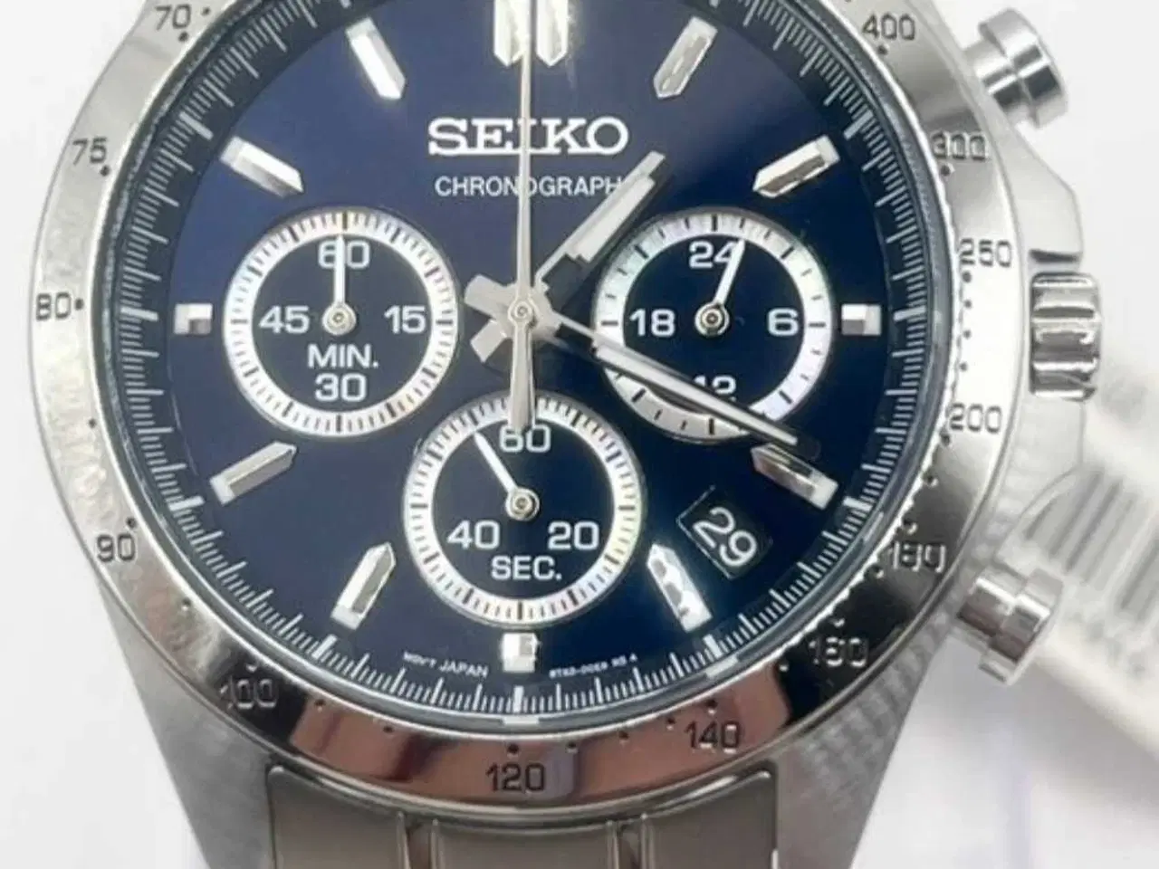 Billede 2 - FRI FRAGT - UBRUGT Seiko Chronograph 
