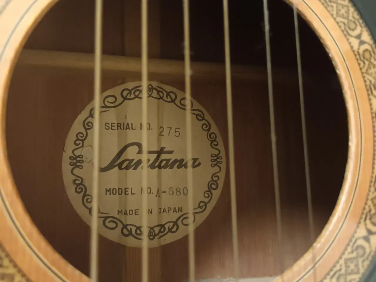 Billede 4 - SANTANA WESTERN GUITAR BRUGT FÅ GANGE AFHENTES I H