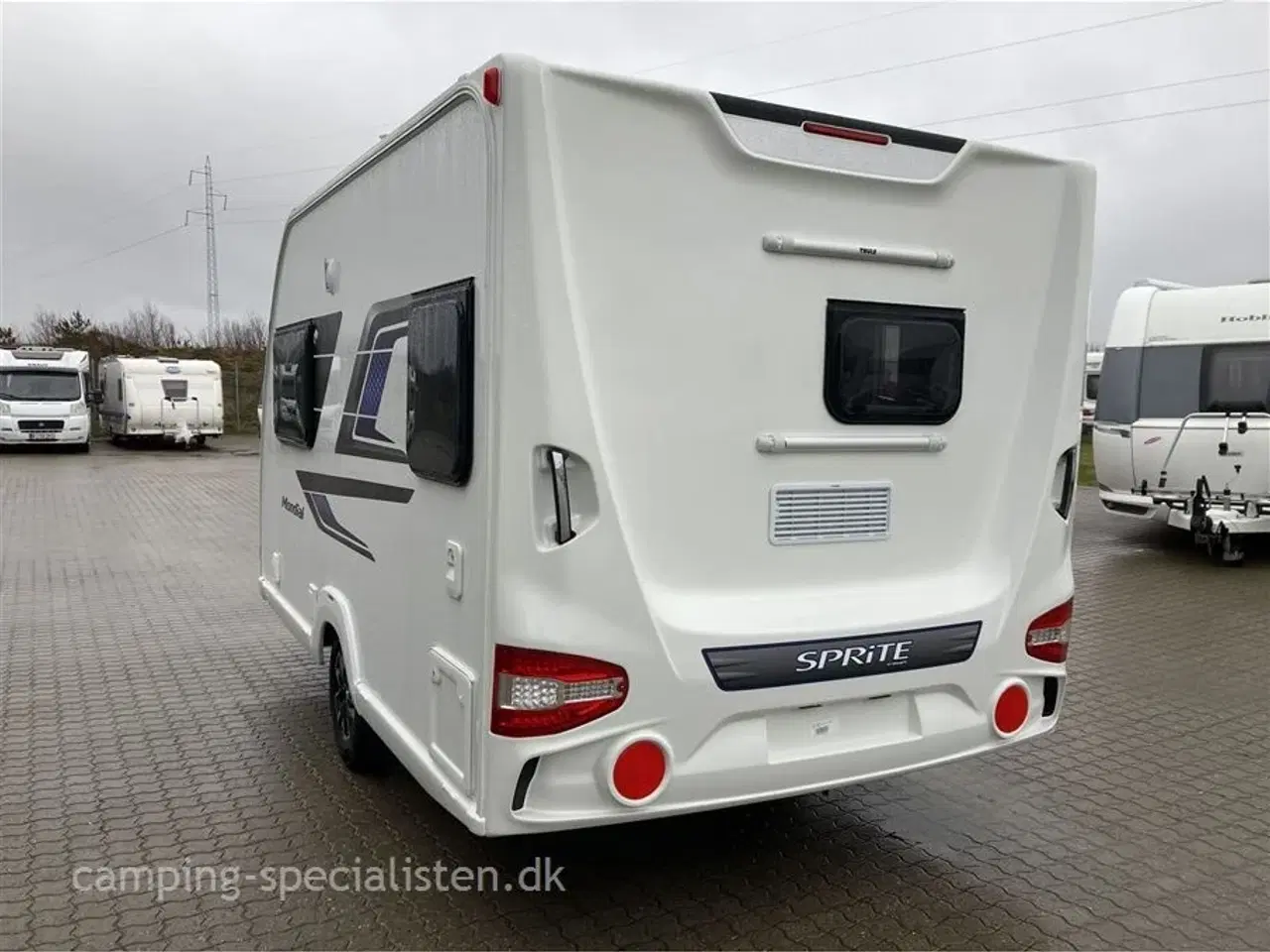Billede 3 - 2024 - Sprite Mondial 370 SE   Sprite Mondial 370 SE model 2024 - Enkeltsenge - kan nu opleves ved Camping Specialisten.dk