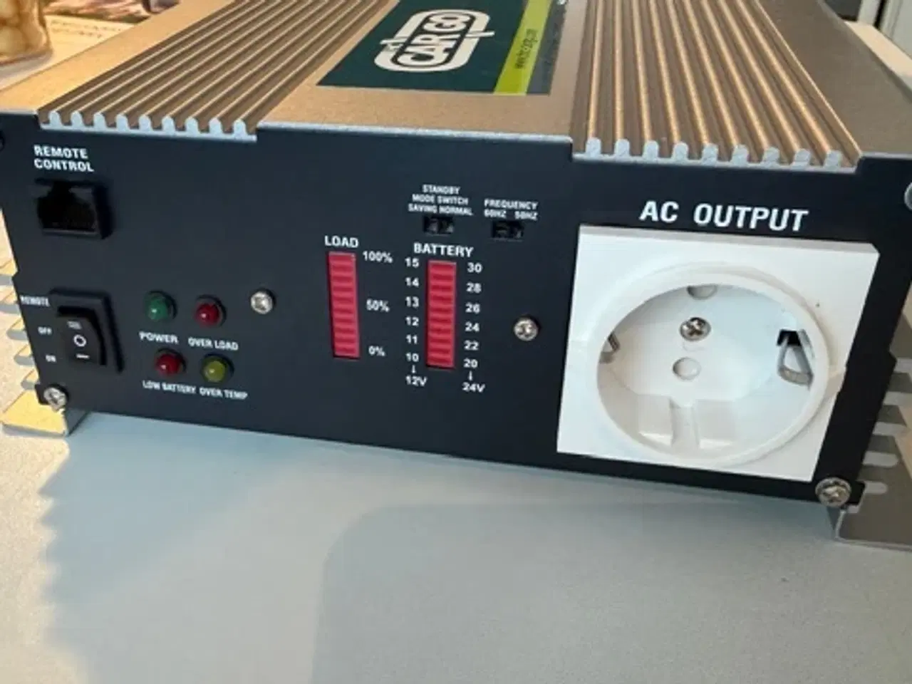 Billede 2 - 1.500W Inverter - ren sinus