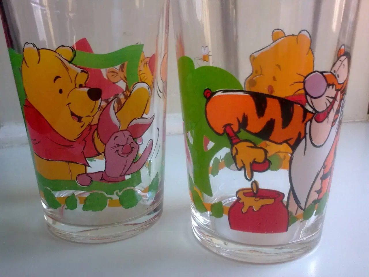 Billede 13 - Disney Peter Plys orange VENNER på juice glas