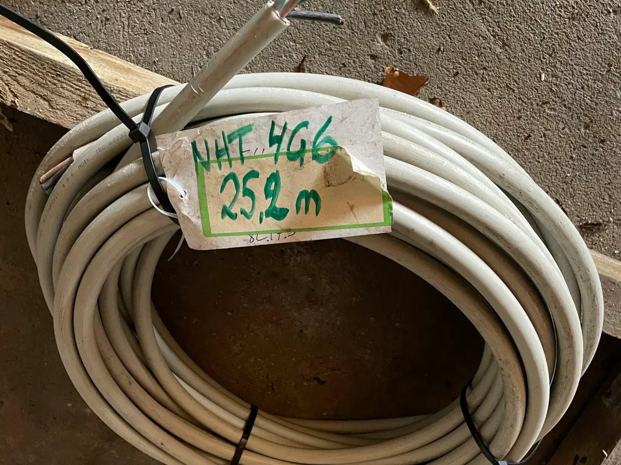 Billede 3 - 25,2m 4G6 kabel
