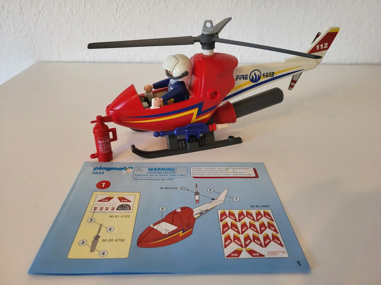 Billede 1 - Playmobil Brandhelikopter 4824