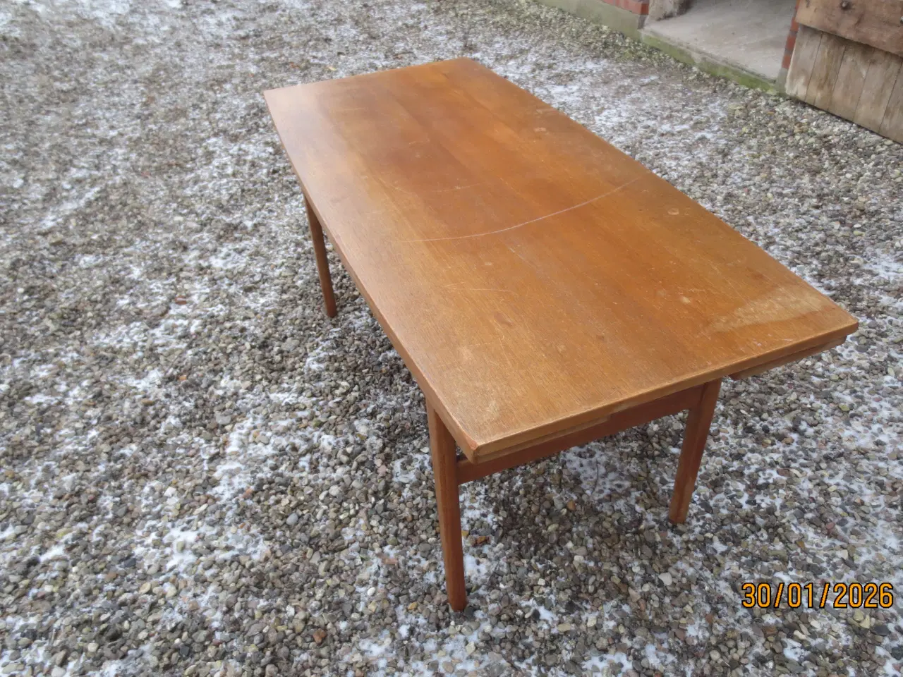 Billede 4 - 1 stk Københavnerbord i Teaktræ 