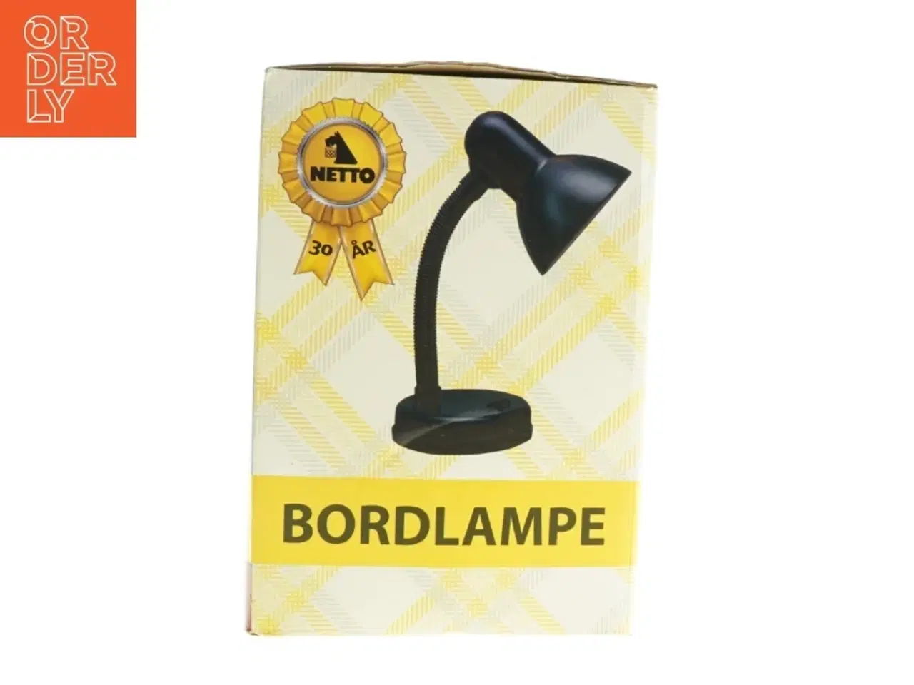Billede 3 - Sort bordlampe fra Netto (str. 40 w. diameter, ø 13 cm. skærm ø, 12,5 cm. højde, 35 cm)
