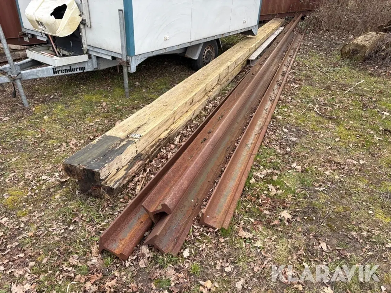 Billede 6 - Jernbaneskinner 4 styk