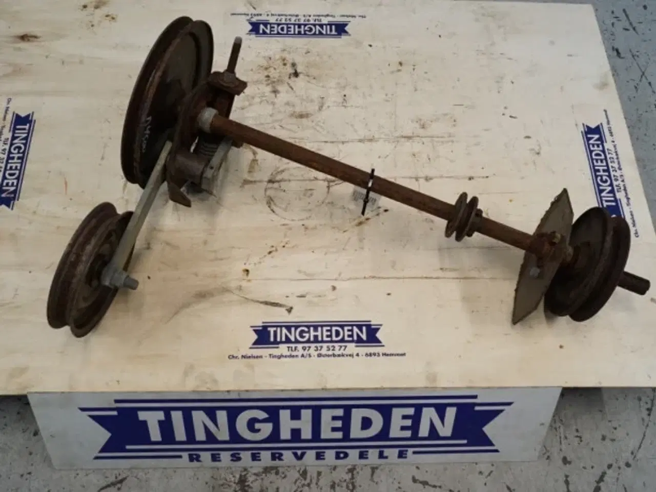 Billede 2 - Dronningborg D4500 Aksel med remskiver