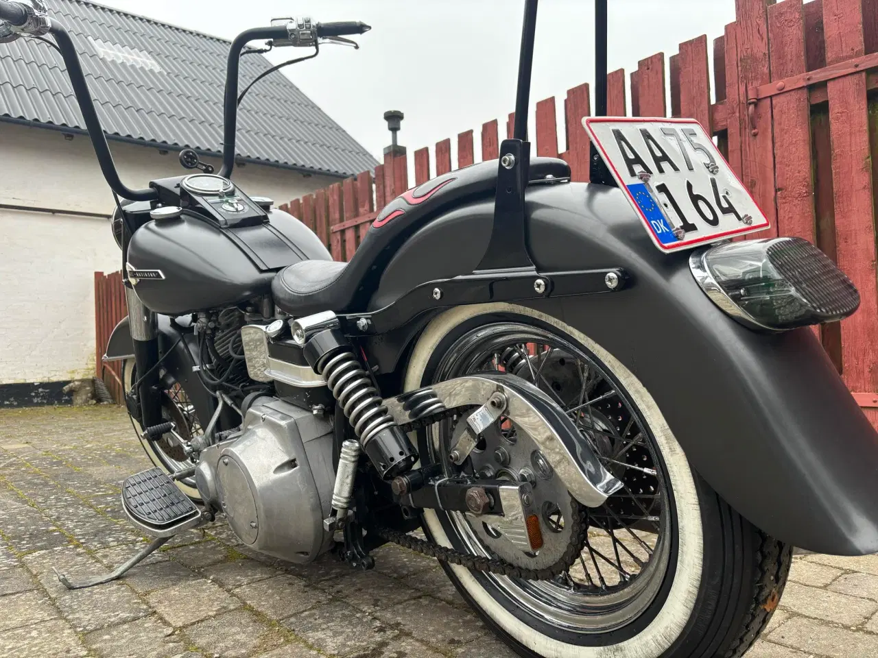 Billede 7 - Flot, velholdt og lettere ombygget 1979 Harley Dav