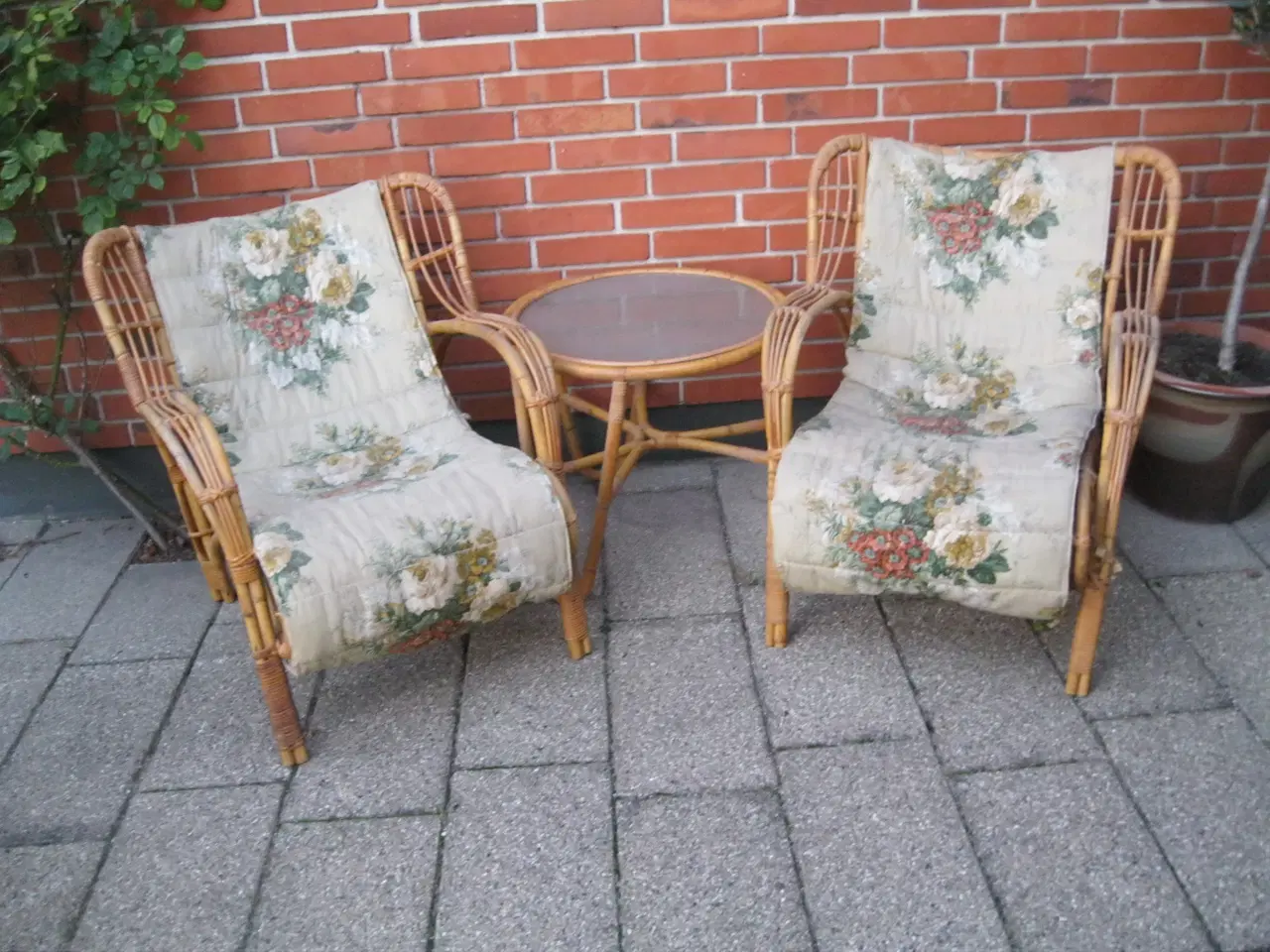 Billede 1 - Sæt kurvemøbler vintage fra 1955