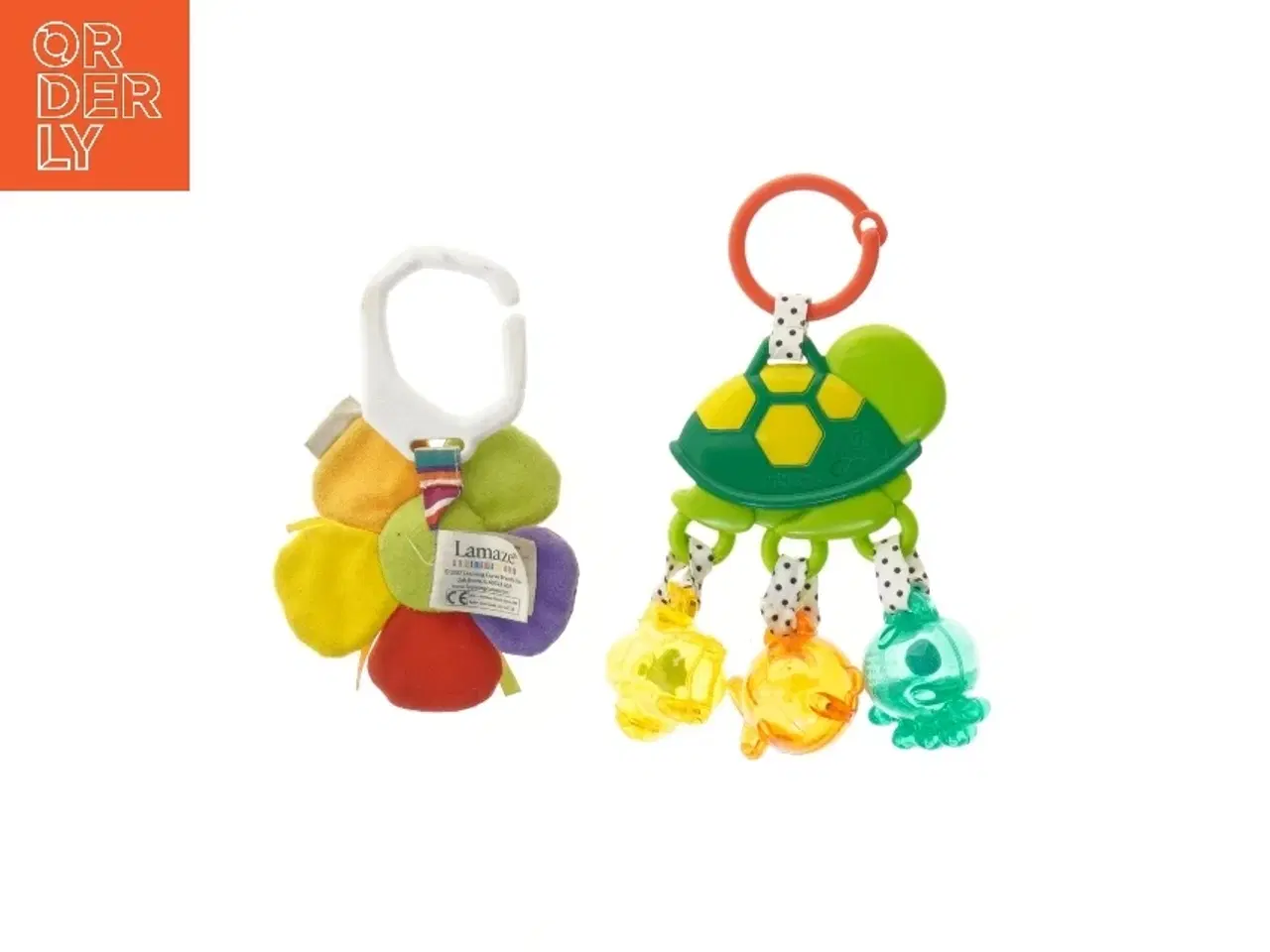 Billede 2 - Lamaze blomst og Infantino skildpadde babylegetøj (str. 23 og 18 cm)