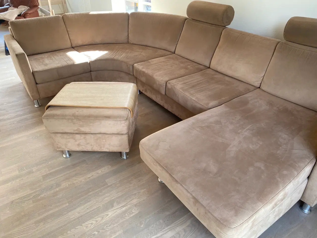 Billede 8 - Hjørnesofa med chaiselong