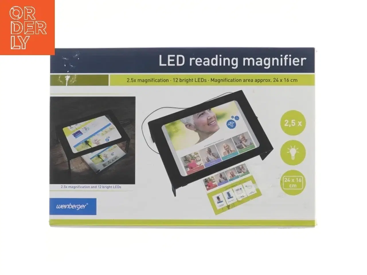 Billede 1 - LED læselup fra Weinberger (str. 24x16 cm)