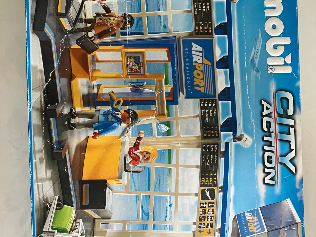 Billede 1 - Playmobil lufthavn med kontroltårn