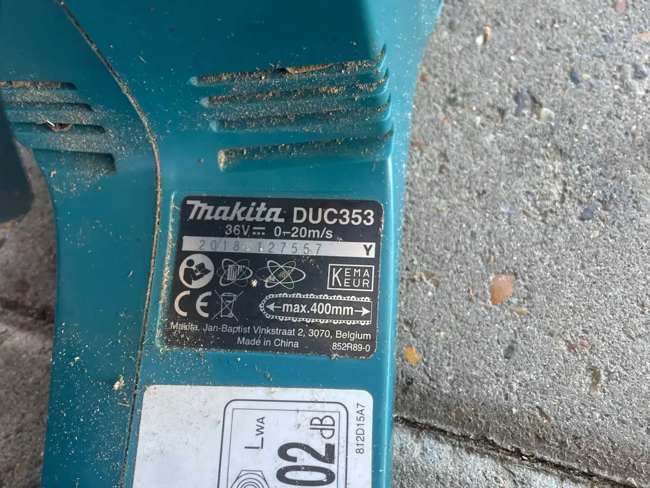 Billede 2 - Makita motorsav med battery