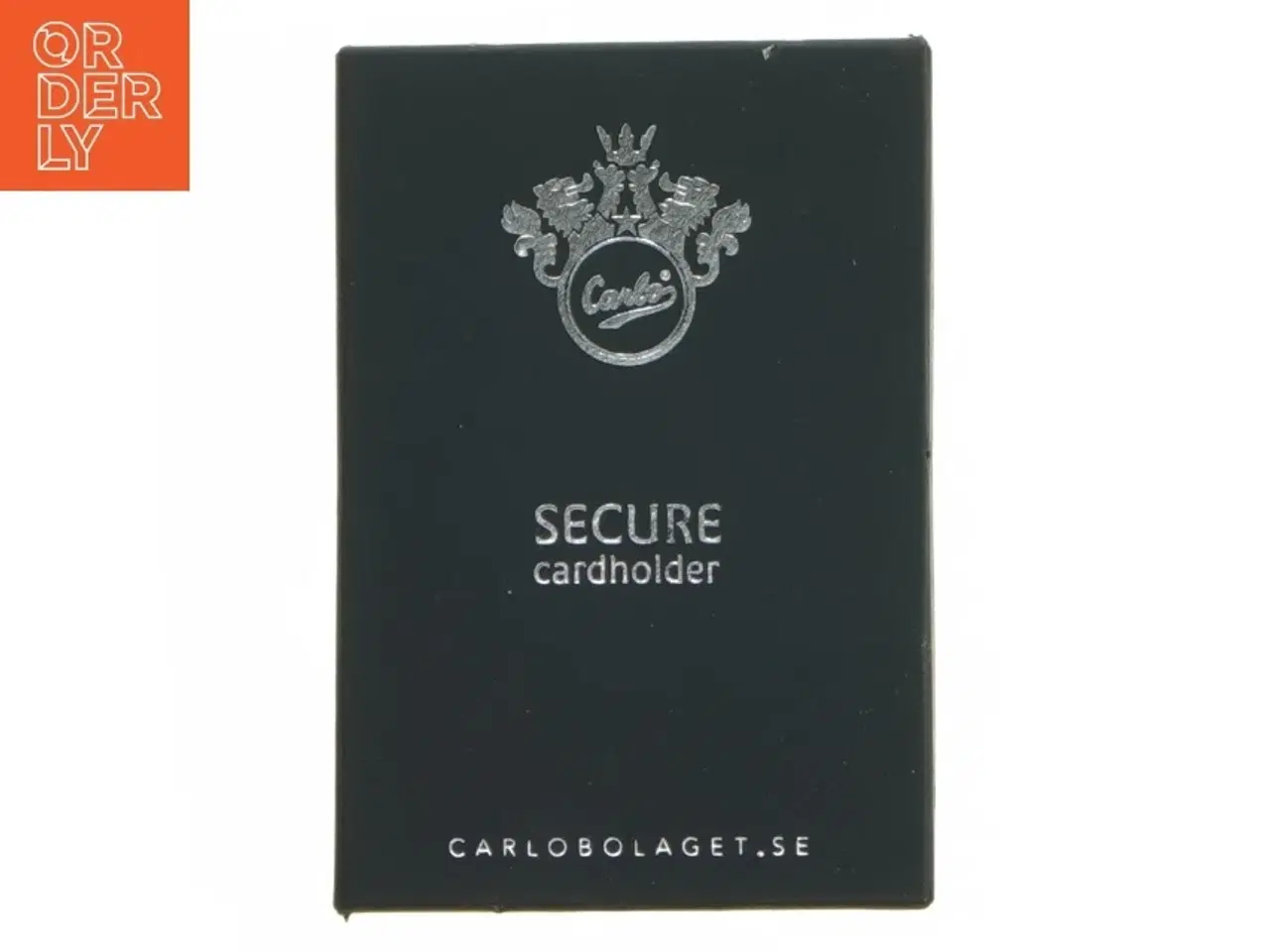 Billede 1 - Kortholder i læder fra Carlo Bolaget (str. 9,5x6,5 cm)