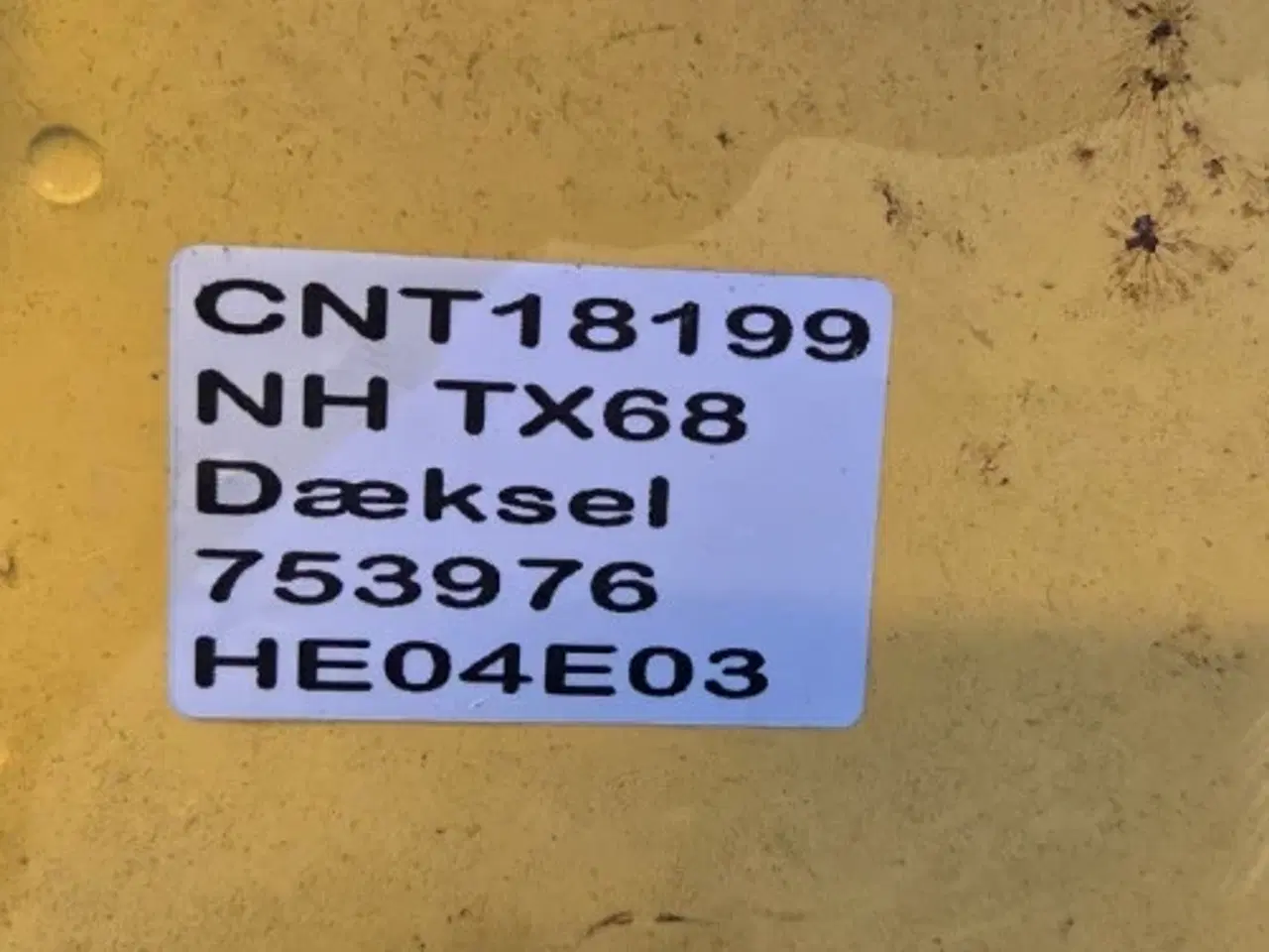 Billede 9 - New Holland TX68 Dæksel 753976