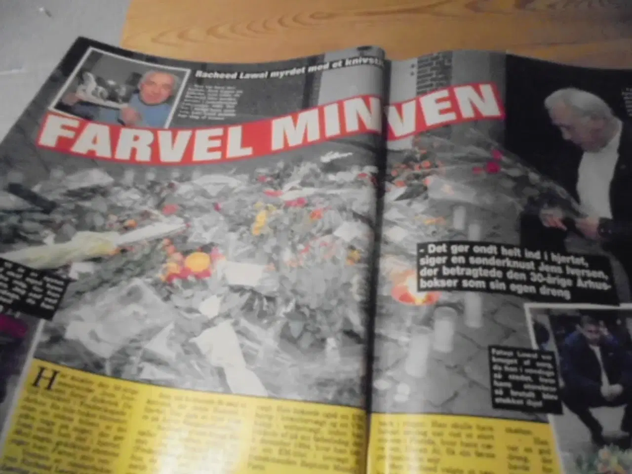 Billede 1 - Beskadiget Se og Hør blad med Kim Larsen og frue,