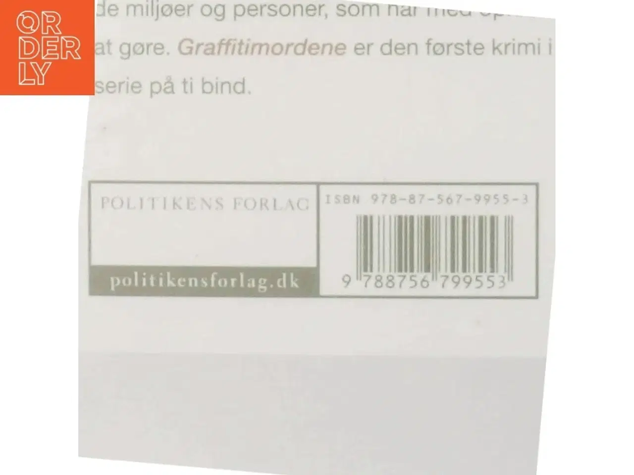 Billede 3 - Graffitimordene af Vrang Gyllander (Bog)