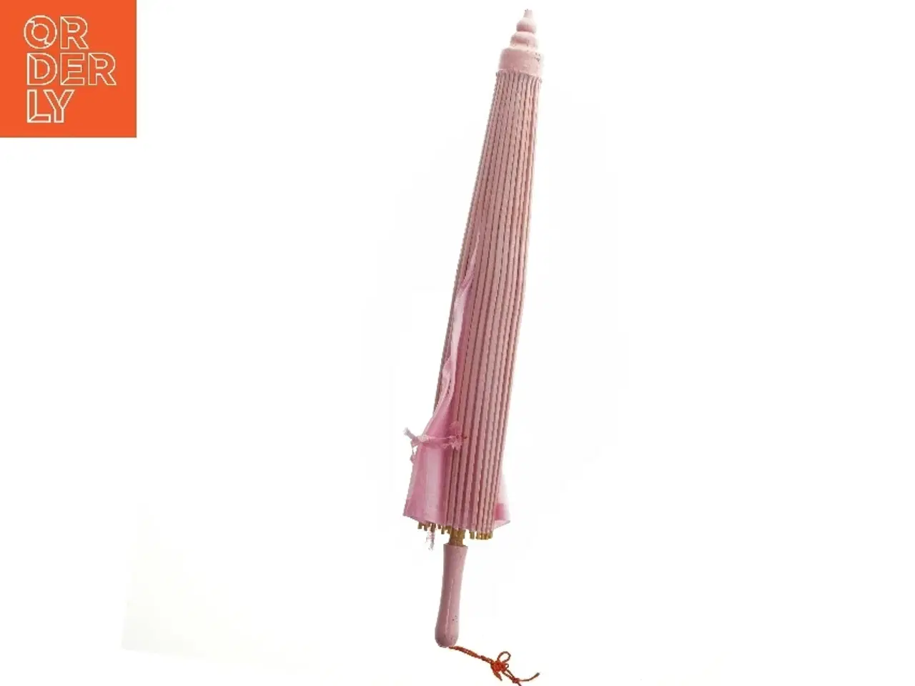 Billede 3 - Sol Paraply med pink håndtag (str. 56 cm)