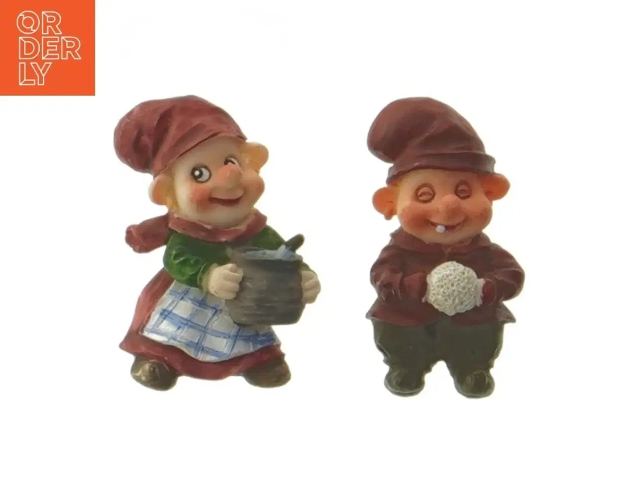 Billede 1 - Nisser figurer med magnet (str. 5,5 cm)