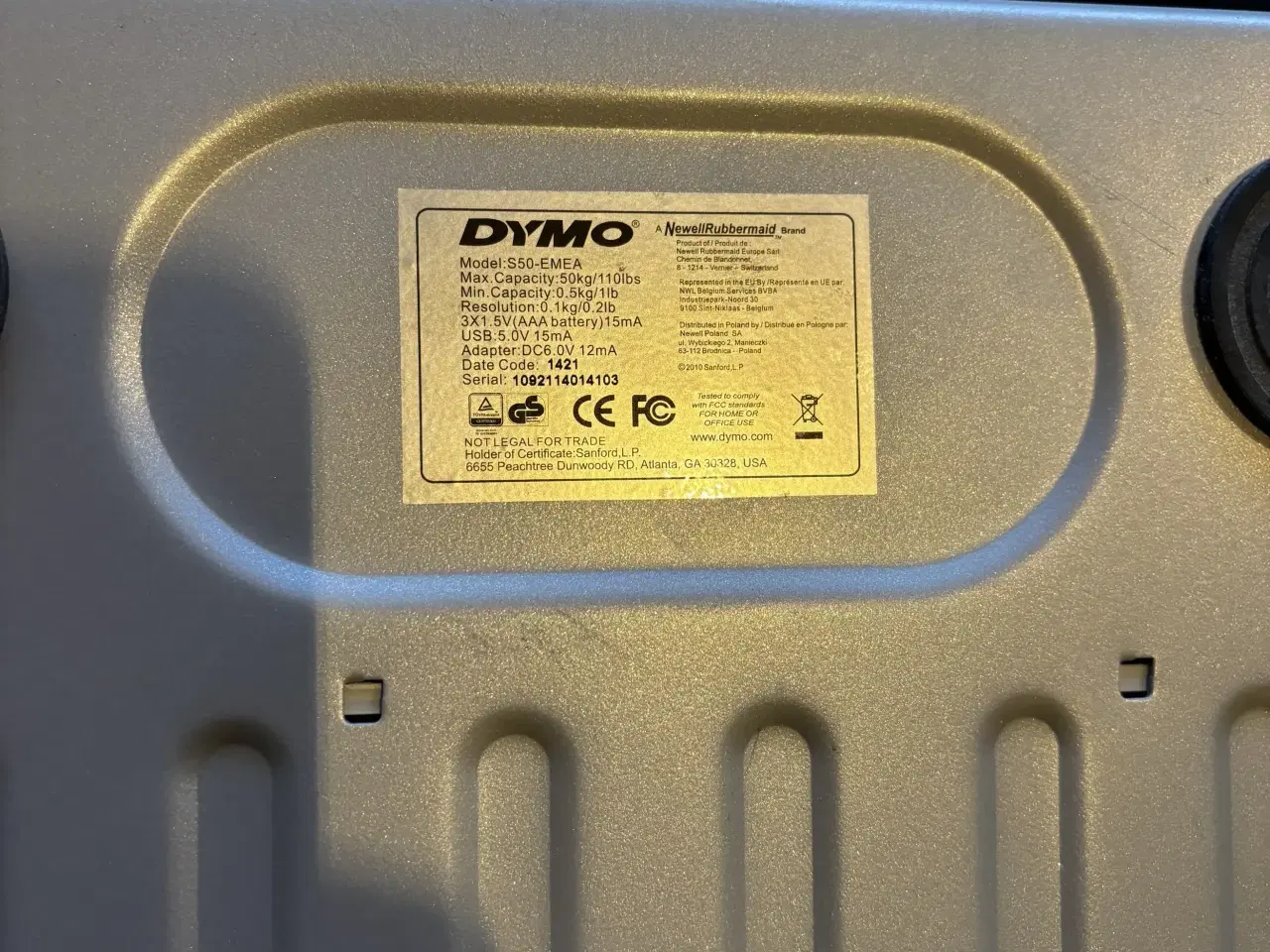 Billede 5 - Dymo S50 digital pakkevægt