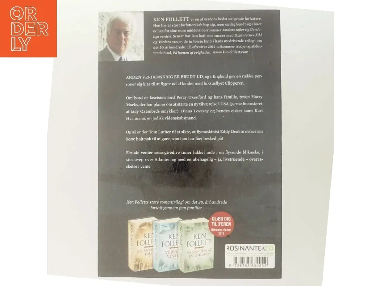 Billede 3 - Nat over havet af Ken Follett (Bog)