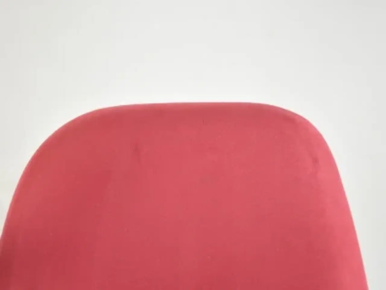 Billede 6 - Häg credo kontorstol med rødt polster og blankt understel