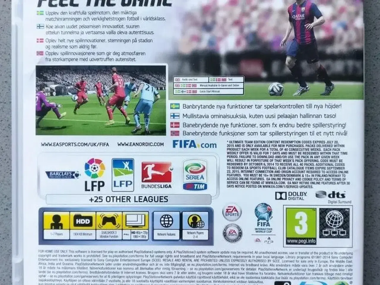 Billede 2 - PS3 FIFA 15 - Ultimate Team Edition