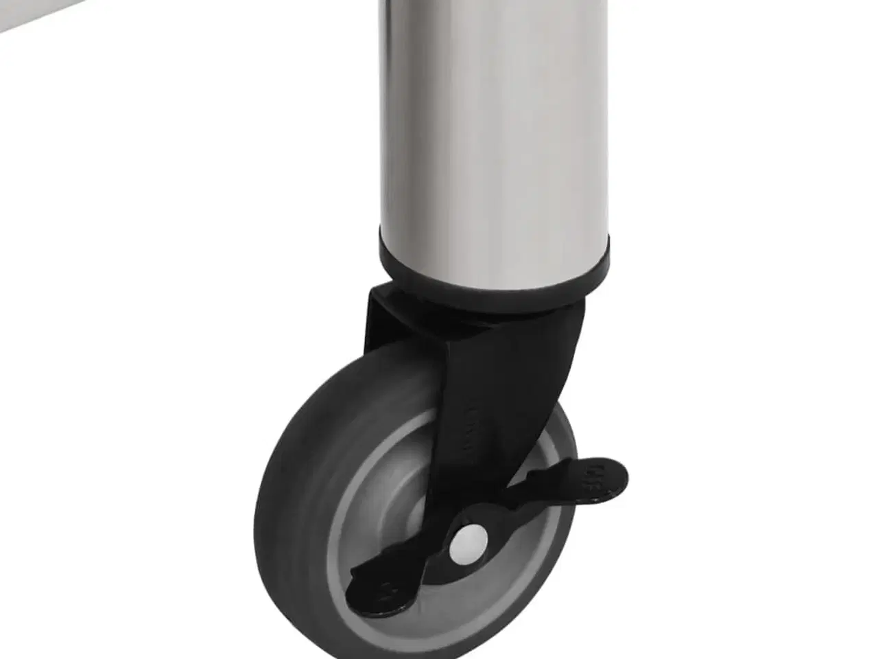 Billede 6 - Arbejdsbord med hjul til køkken 60x45x85 cm rustfrit stål