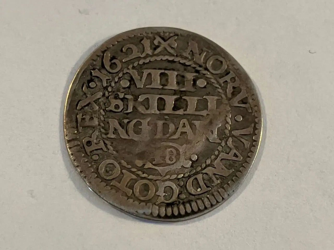 Billede 1 - 8 Kroneskilling 1621 Danmark