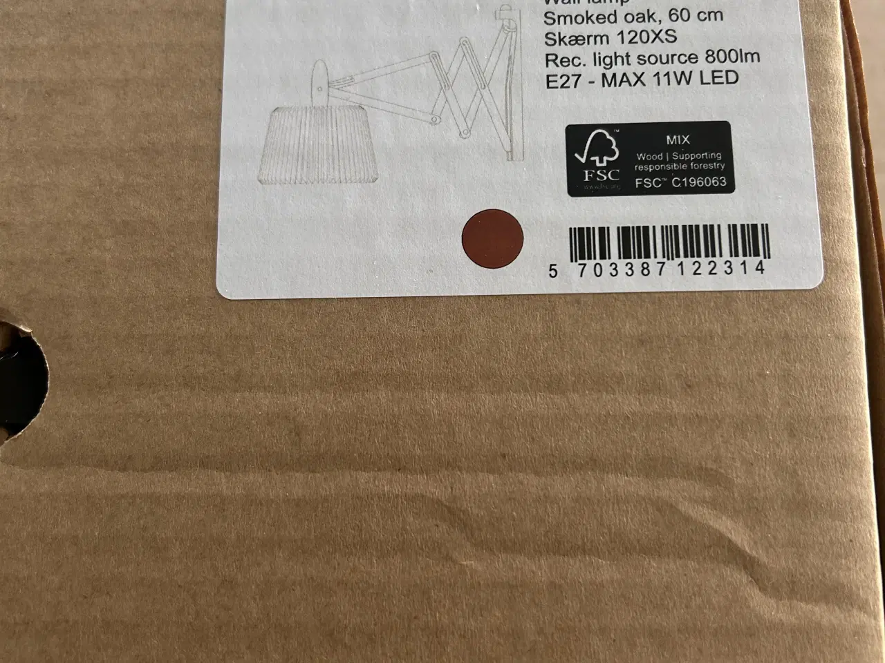 Billede 5 - Le Klint Sakselamper 2 stk nye