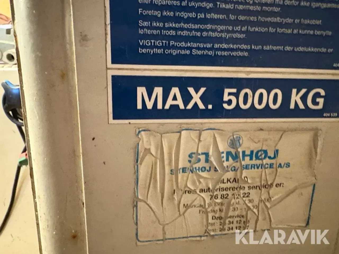Billede 12 - Tosøjlelift Stenhøj Maestro