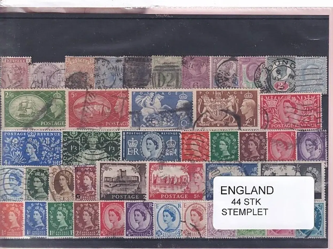 Billede 1 - England - 44 Stk. -  Stemplet