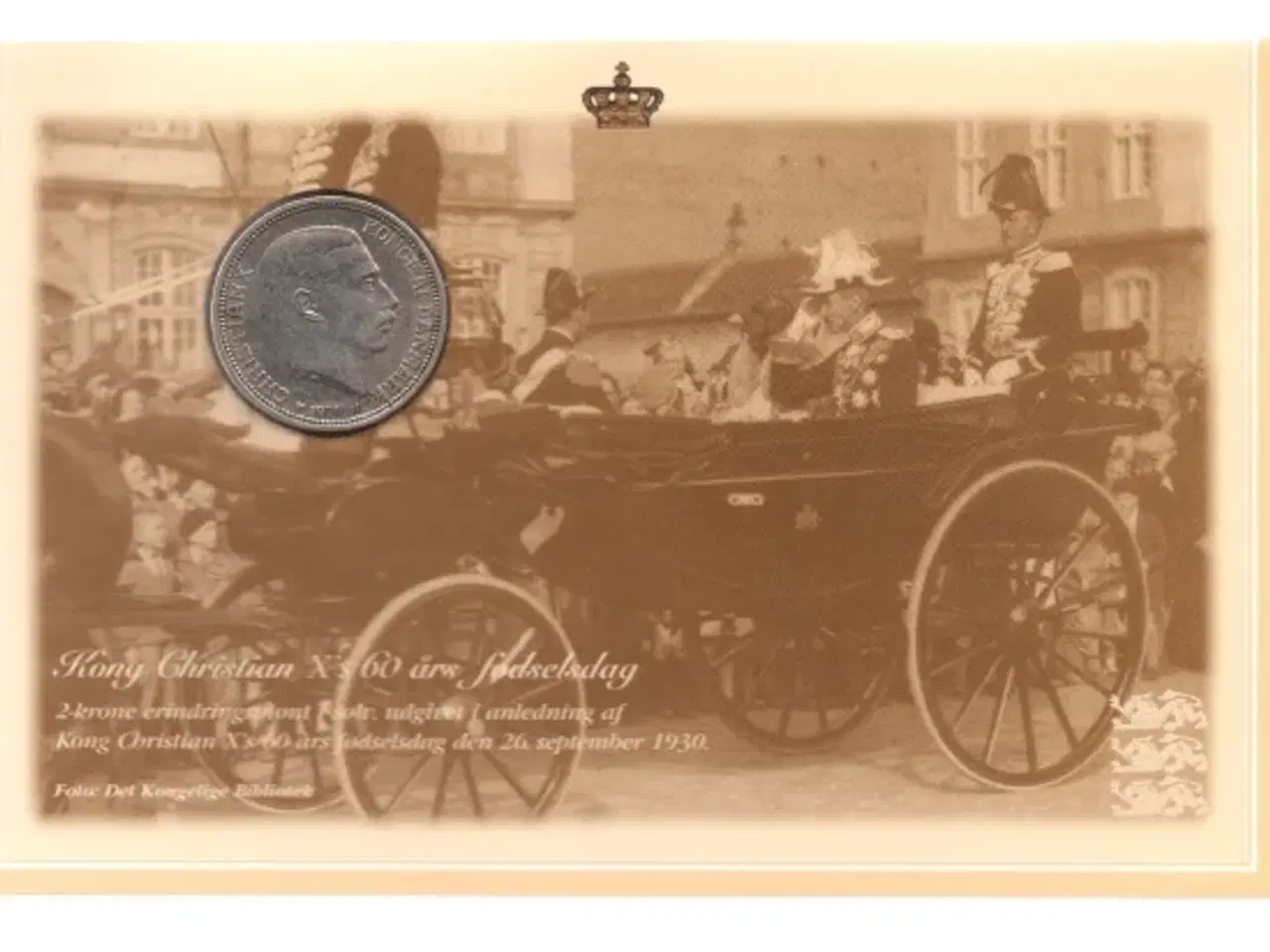 Billede 1 - 2 kr erindringsmønt 1930