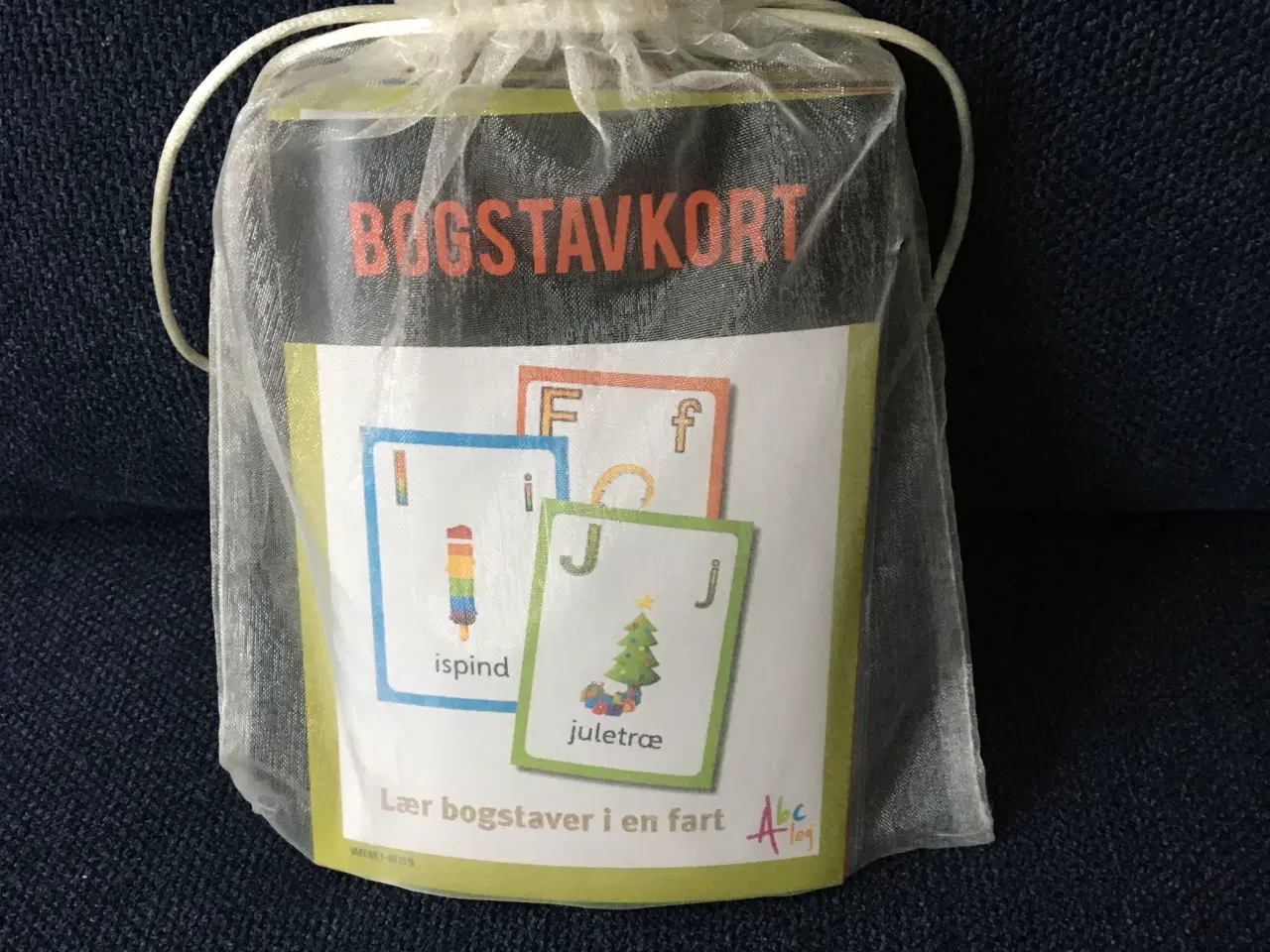 Billede 2 - Lær bogstaver ABC vokalkort,store og små bogstaver