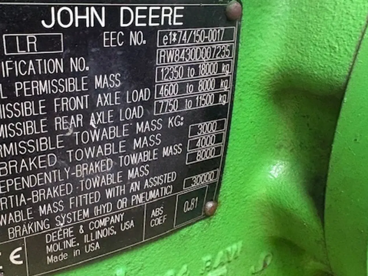 Billede 23 - John Deere 8430 AUTOTRAC READY, TLS, FRONTLIFT