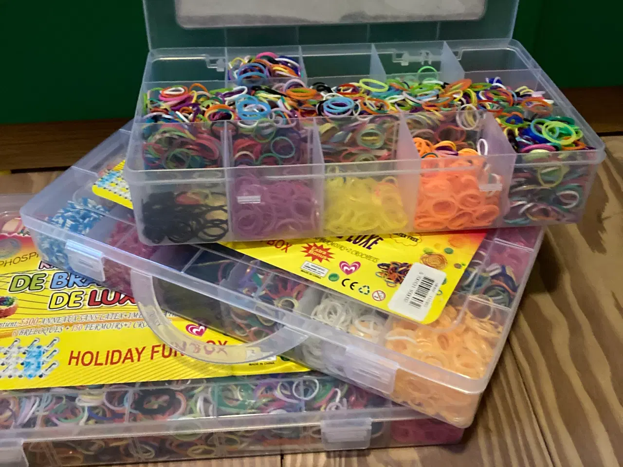 Billede 1 - Loombands pakke med væv og bog mm.