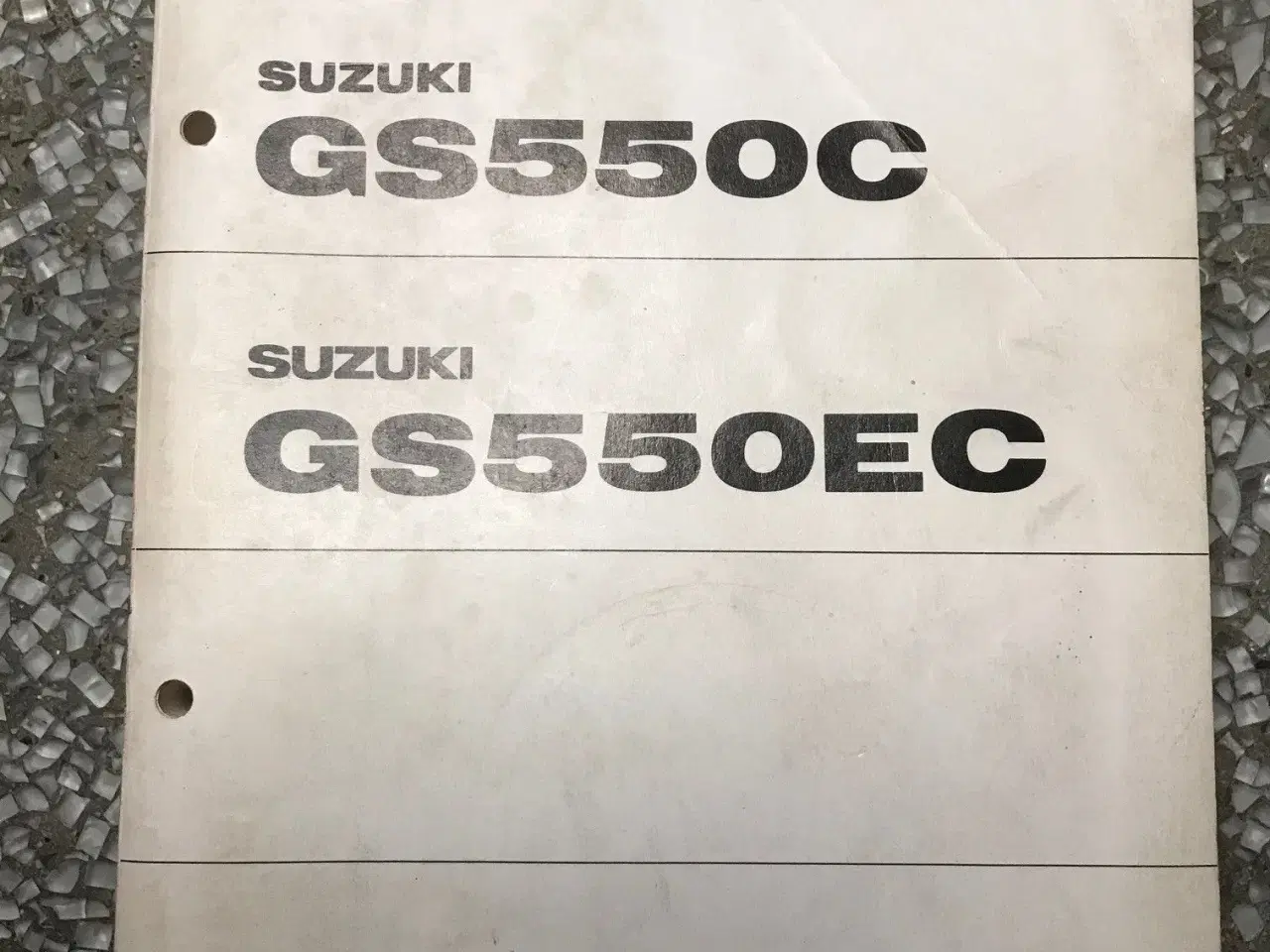 Billede 2 - Suzuki GS550 instruktionsbog