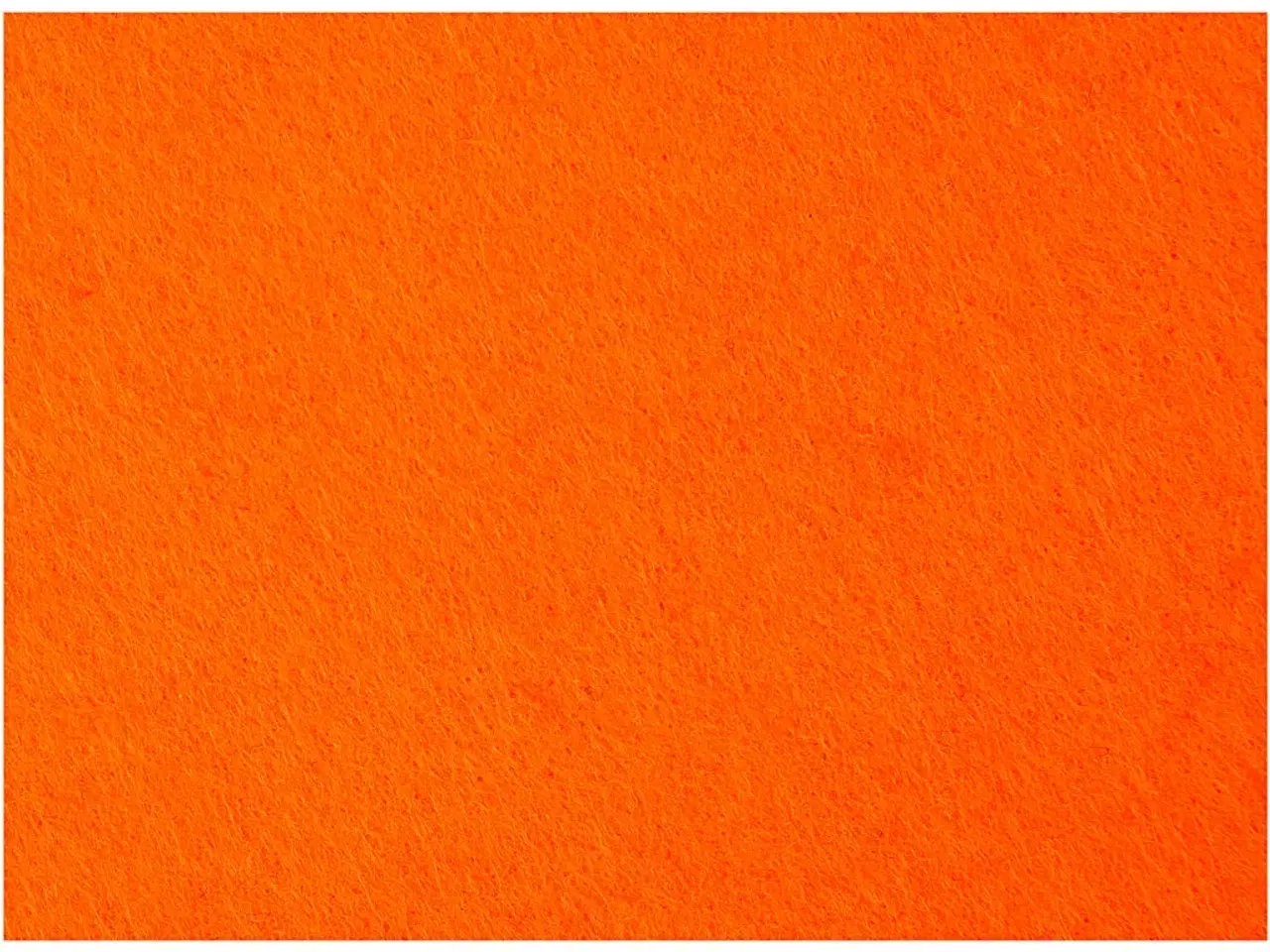 Billede 1 - Hobbyfilt, ark 42x60 cm, tykkelse 3 mm, orange, 1 ark