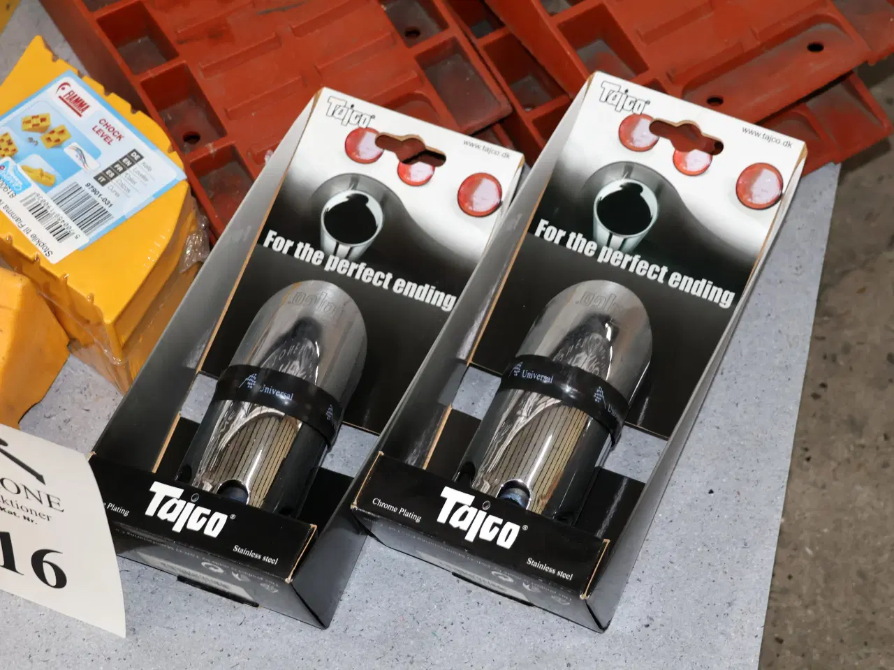 Billede 5 - Div Nivelleringskiler, rørhaler, trappetrin m.m.