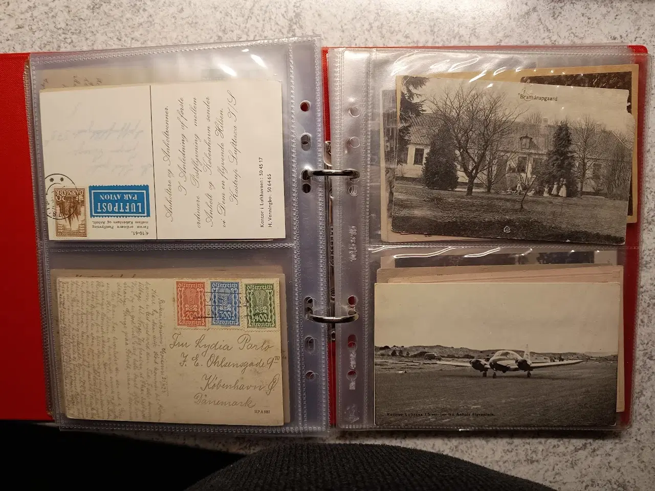 Billede 16 - Album med 64 gamle s/h postkort frankeret