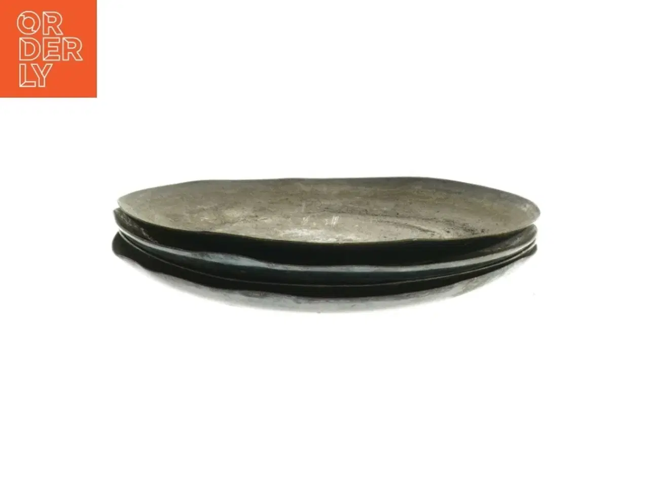 Billede 2 - Gamle sølvtallerkener sæt (str. Ø 18 cm)