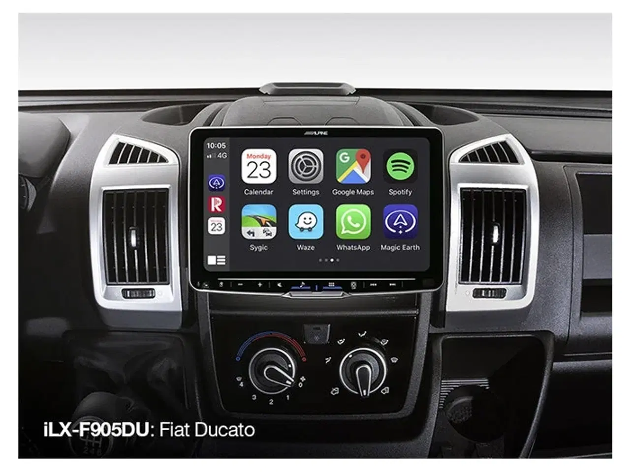 Billede 1 - Alpine ILX-F905DU Halo9 bundle til Fiat Ducato 3
