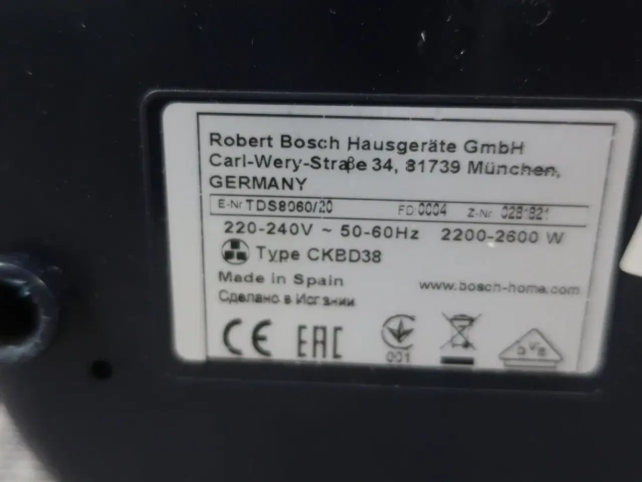 Billede 4 - Dampstrygejern BOSCH Serie i8