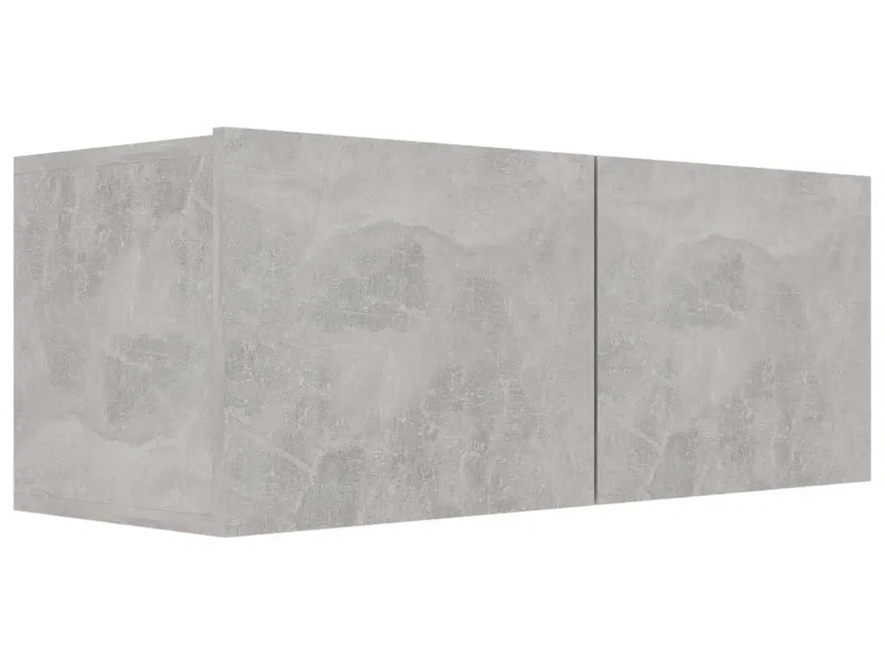 Billede 2 - Tv-bord 80x30x30 cm konstrueret træ betongrå