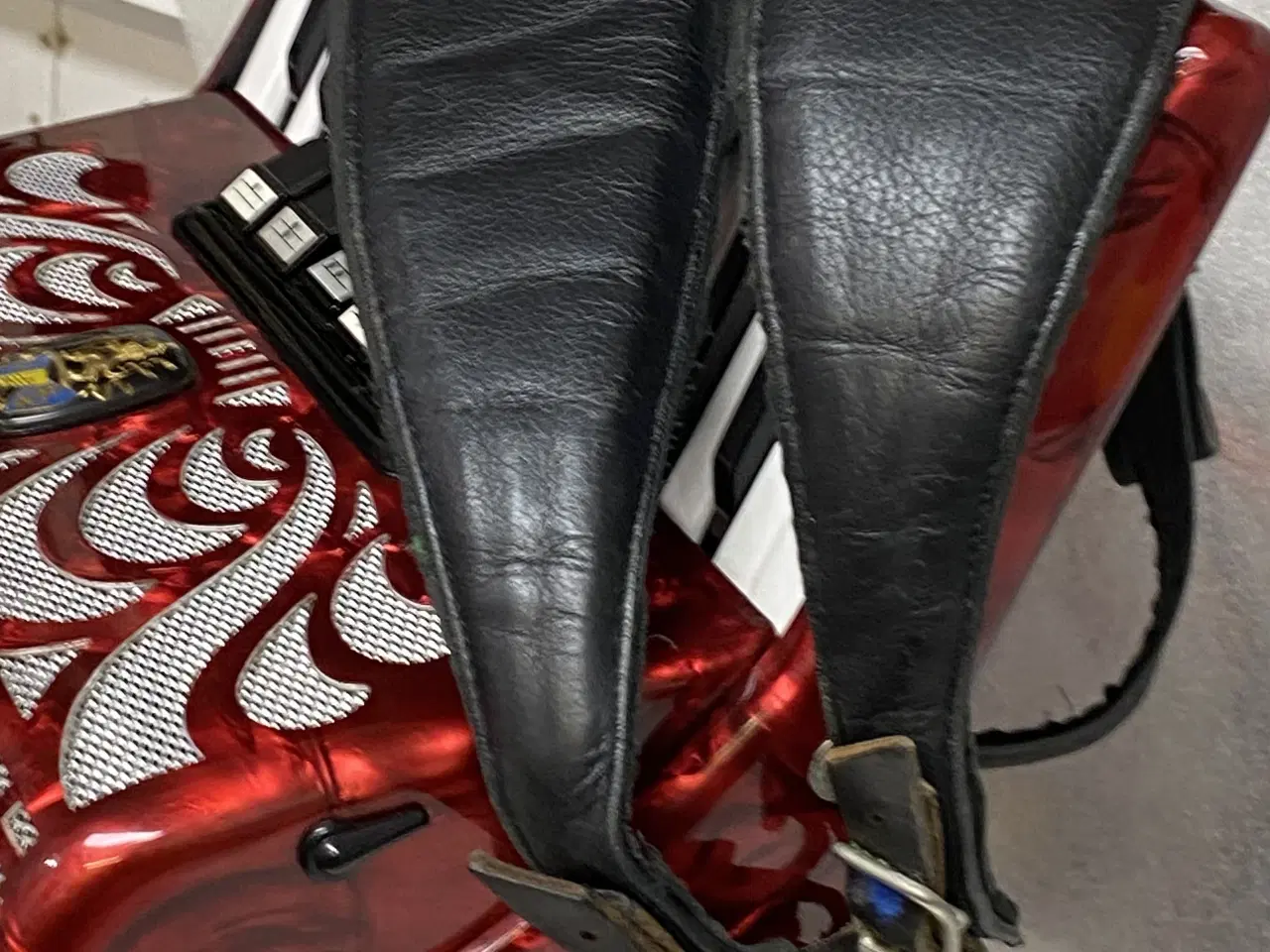 Billede 6 - Weltmeister Caprice tangent-harmonika – vinrød 