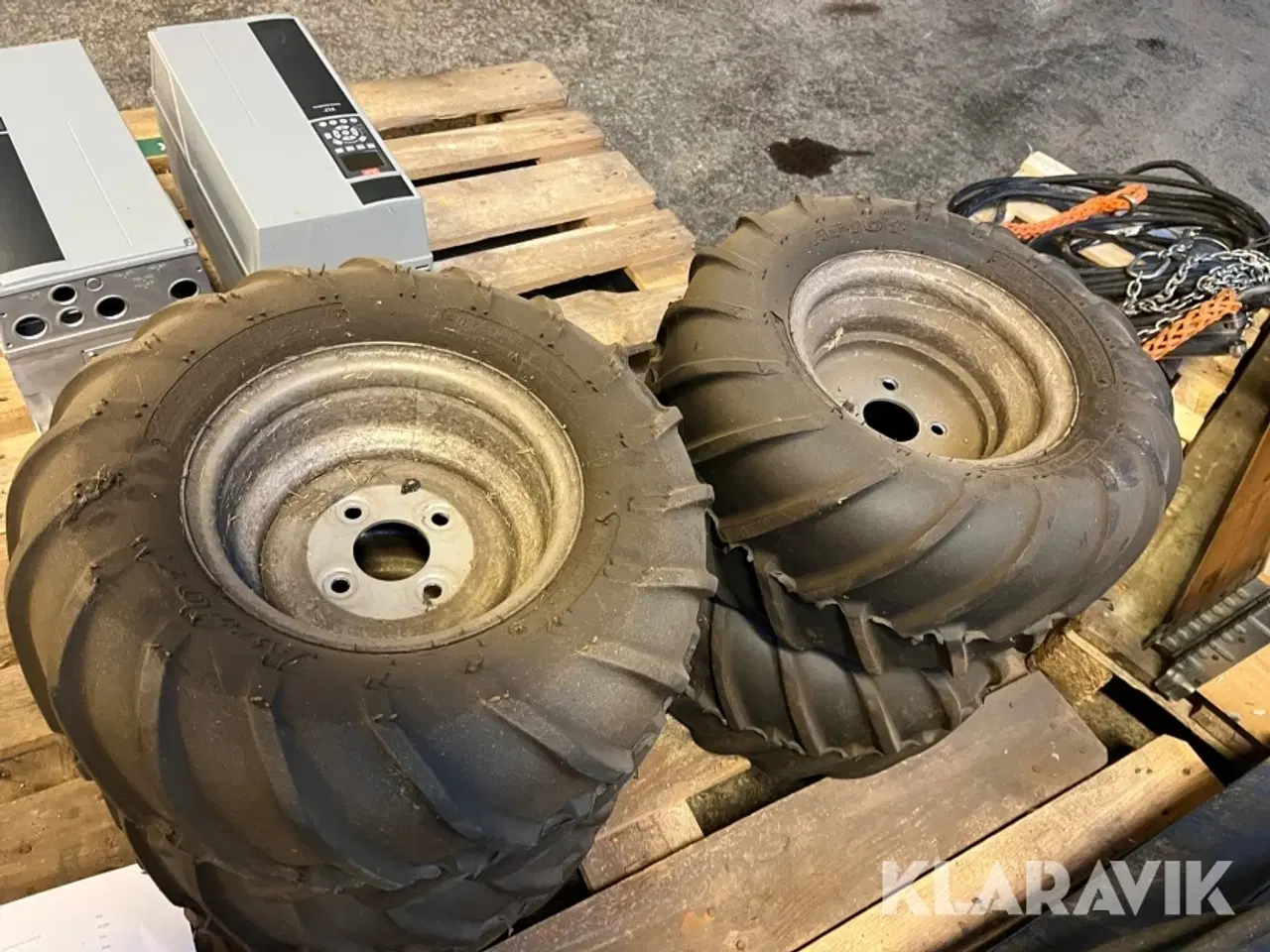 Billede 1 - Hjul til græsslåmaskine Husqvarna 520/525 Carlisle AT101 4 styk