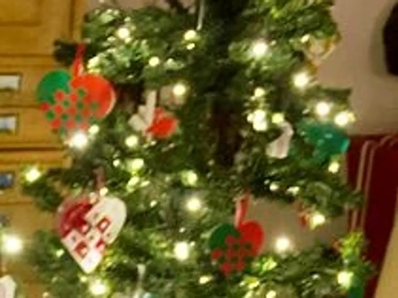 Billede 1 - Juletræ med lys