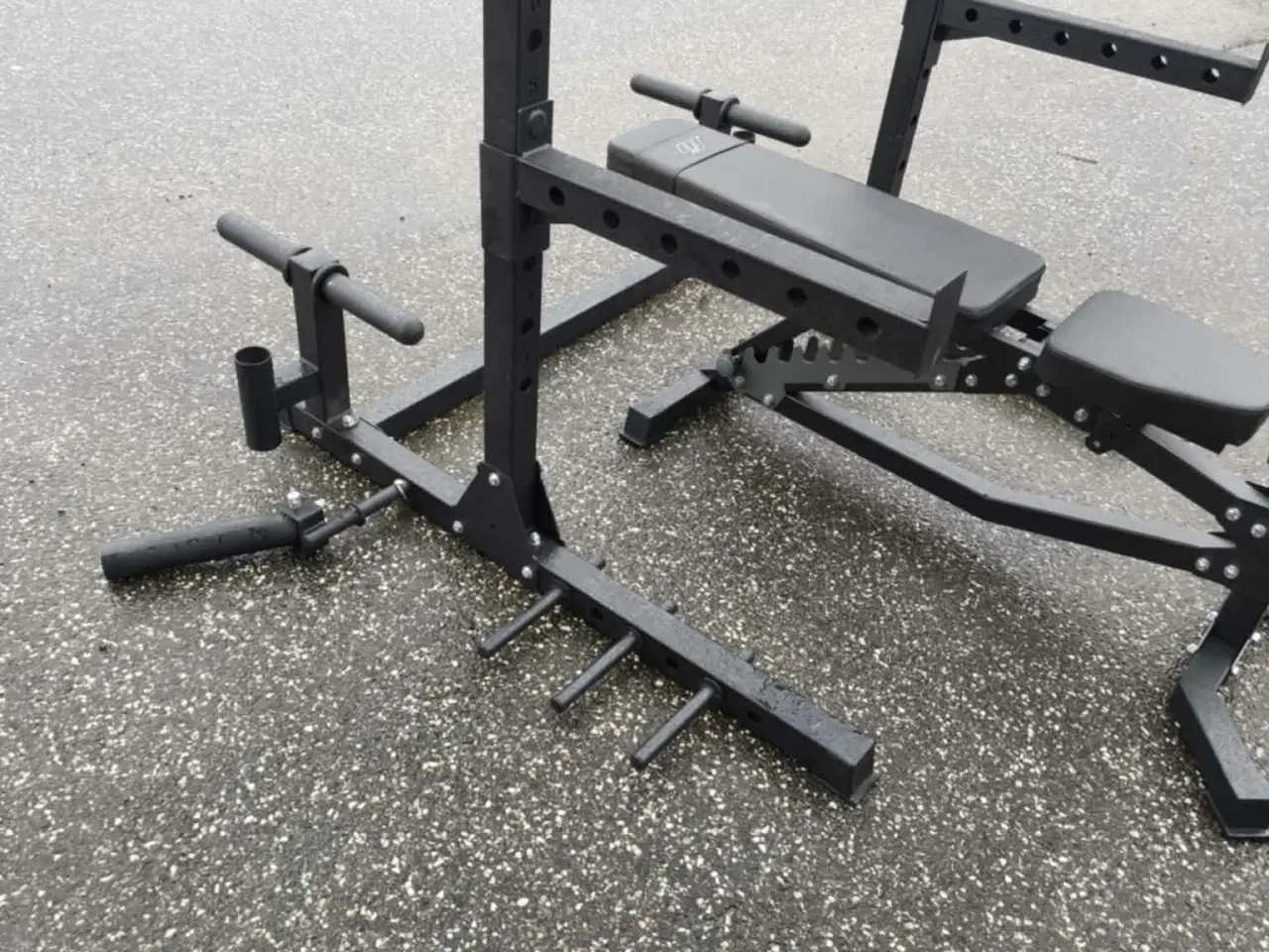 Billede 7 - Komplet Squat Rack Sæt 100kg – Bænk, Ol Stang