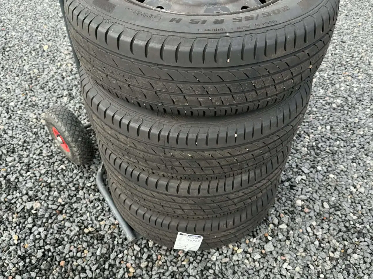 Billede 1 - 4 x 108 Peugeot Stålfælge med sommerdæk